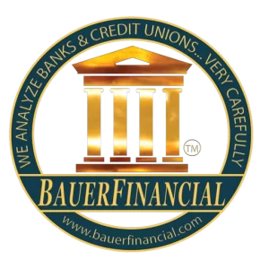 BauerFinancial award badge earned by IFB Bank