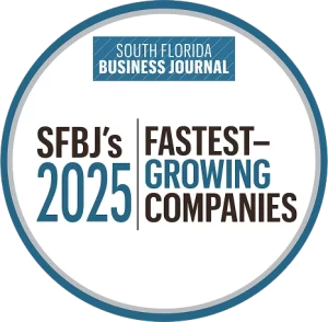 South Florida Business Journal 2025 Fastest-Growing Companies award won by IFB Bank.
